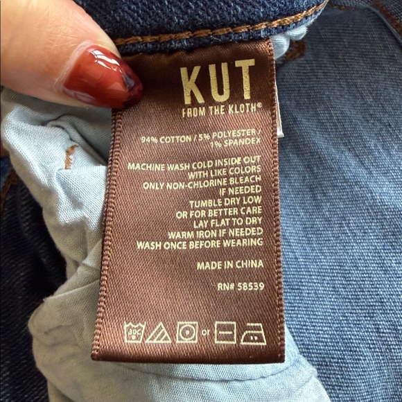 Kut from the Kloth Blue Denim Jeans - Picture 5 of 5